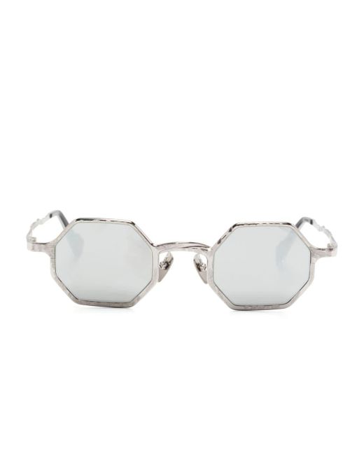 Kuboraum White Mask Z19 Geometric-frame Sunglasses