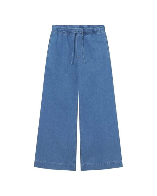 SOSUE Blue Anna Drawstring Jeans