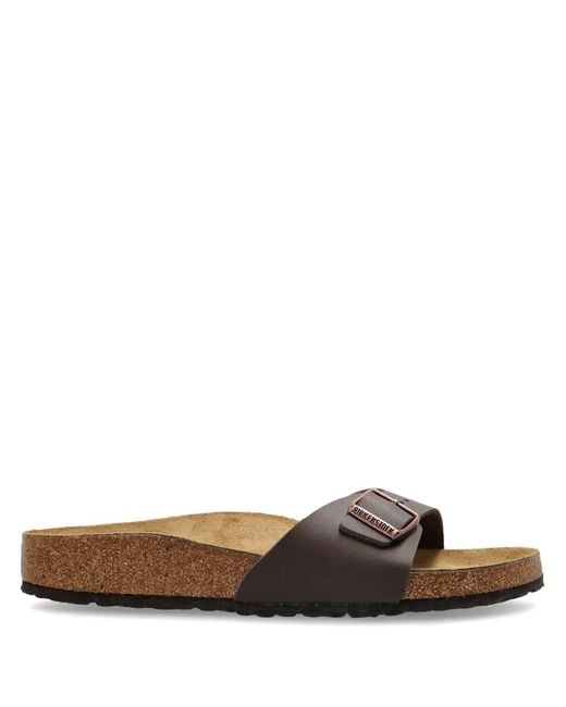 Birkenstock Brown Madrid Slides
