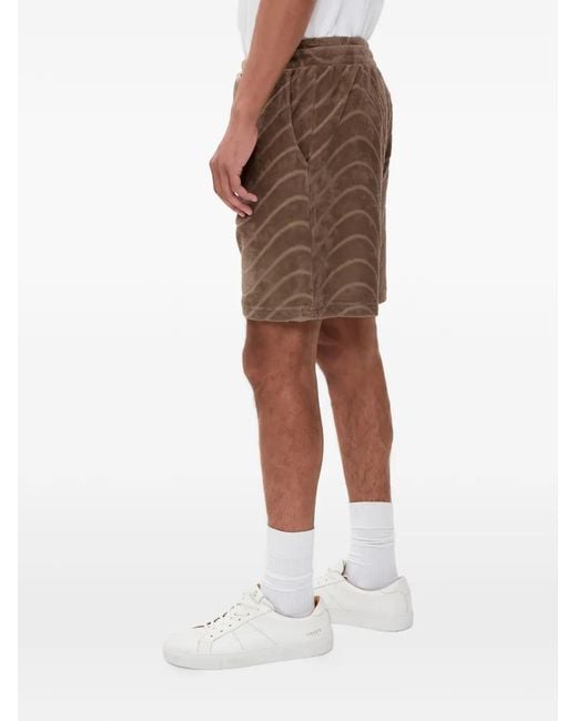 Frescobol Carioca Natural Wave-Pattern Shorts for men