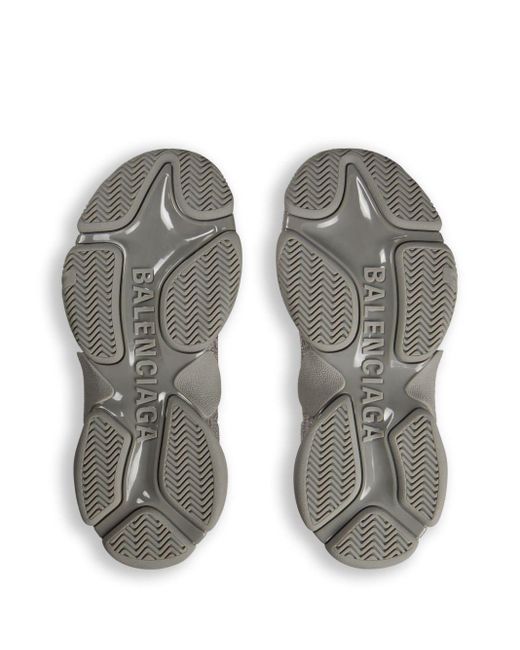 Zapatillas Triple S con apliques de strass Balenciaga de color Gray