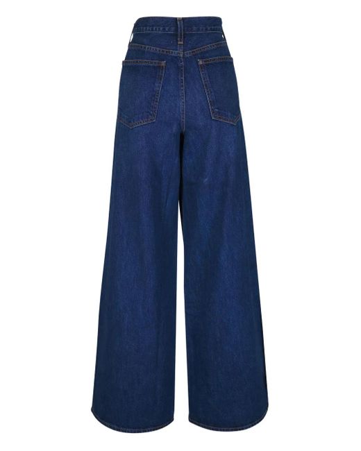 Twp Blue Button-Fly Jeans