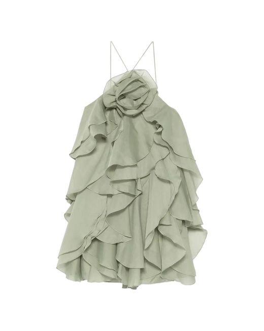 Aje. Green Robe Pandorea À Fleurs