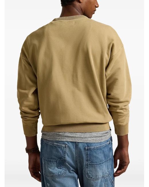 Polo Ralph Lauren Green Crew-Neck Long-Sleeve Sweatshirt for men