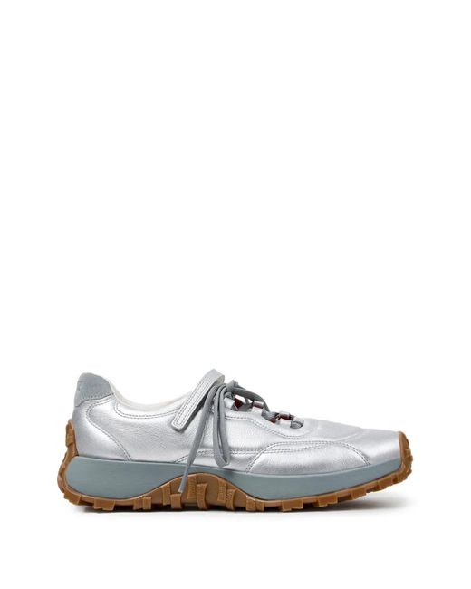 Camper White Drift Trail Leather Sneakers