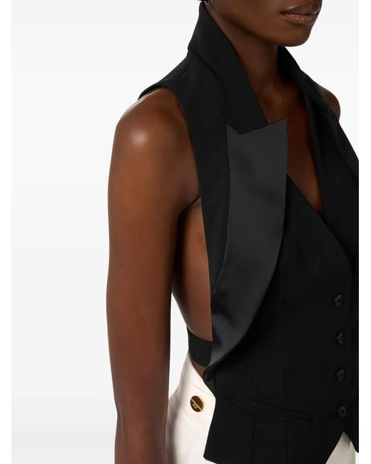 Elisabetta Franchi Blue Waistcoat