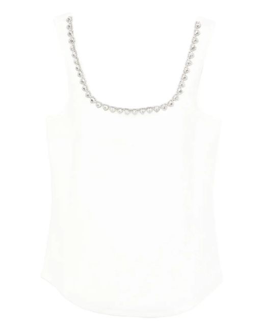 Zimmermann デコラティブネック トップ White