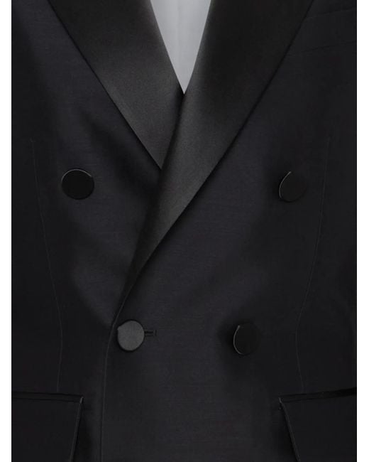 DSquared² Black Big Double-Breasted Suit