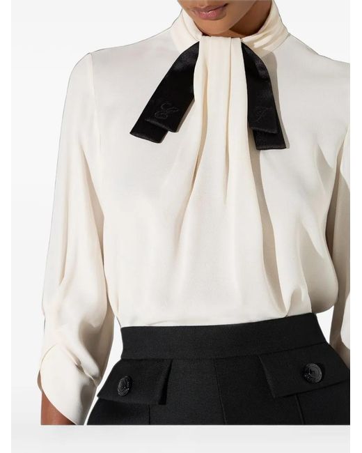 Elisabetta Franchi White Blouse