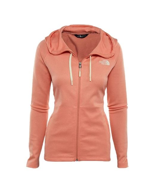 The North Face Pink Momentum Zip-Up Hoodie
