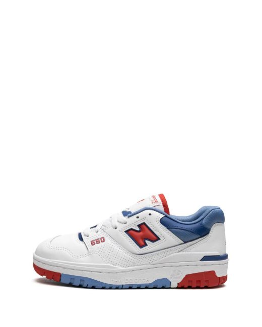 New Balance White 550 Sneakers