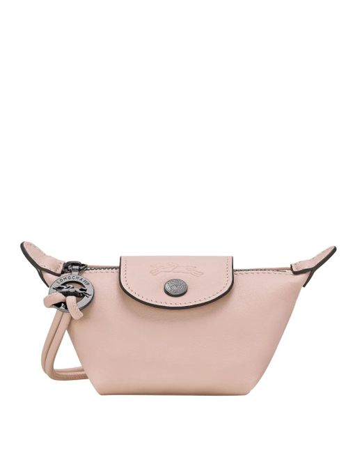 Longchamp Pink Clutch mit Reißverschluss