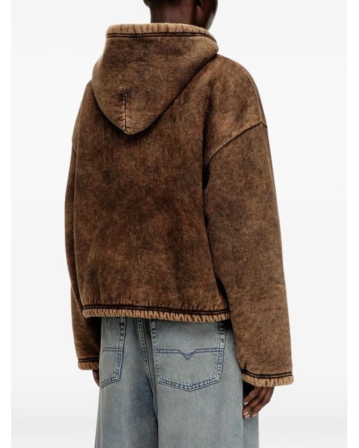 DIESEL Brown F-Ella Zip Jacket