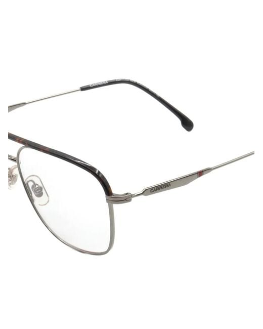 Carrera White Logo-Engraved Navigator-Frame Glasses
