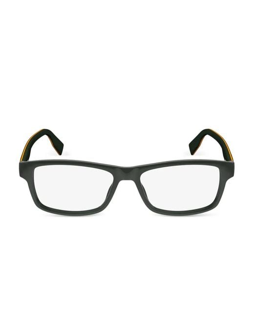 Lacoste Metallic Rectangle-Frame Glasses for men