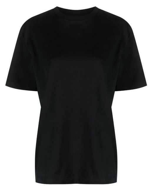 ARMARIUM Black Boxy Logo-Patch T-Shirt