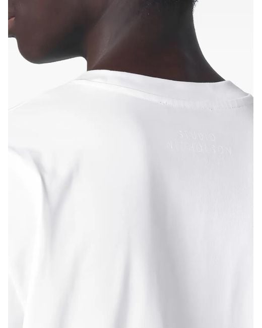 Studio Nicholson White Lay T-Shirt for men
