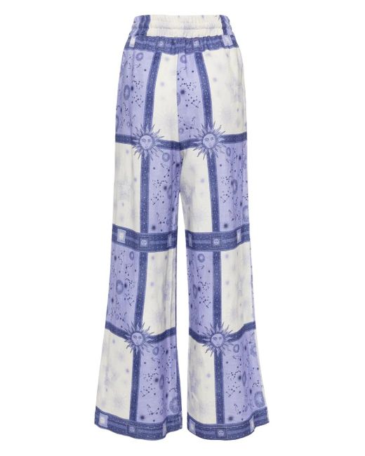 We Are Kindred Blue Celeste Linen Pants
