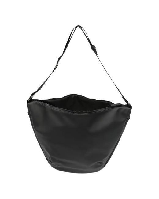 Rains Black "Valera" Large Shoulder Bag