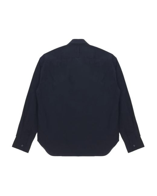 メンズ Studio Nicholson Solst ロングスリーブ シャツ Blue