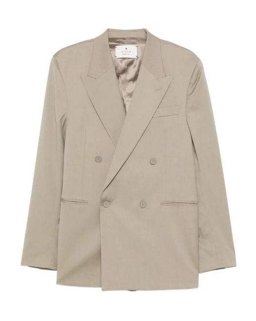 Blazer con doble botonadura Manuel Ritz de hombre de color Natural