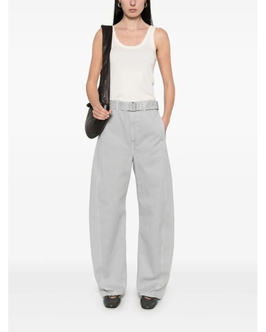 Lemaire White Cotton Tank Top