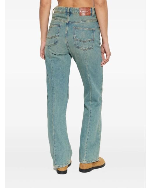 Zadig & Voltaire Blue Evy Straight-Leg Jeans