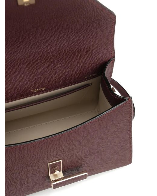 Valextra Purple Iside Tote Bag