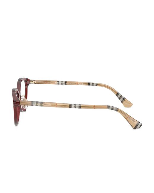 Burberry Brown Round-Frame Glasses