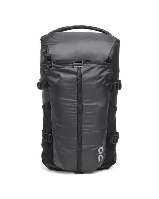 On Shoes Gray Speed Pack 18L Lite Zip Lightweight Backpack