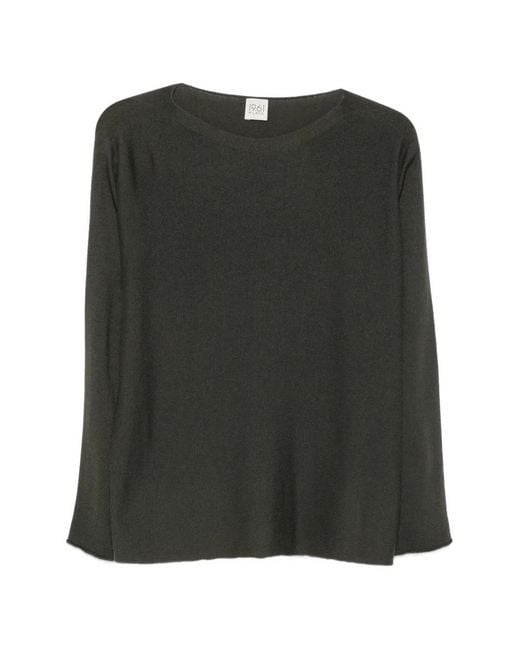 19.61 MILANO Green Long-Sleeve Sweater