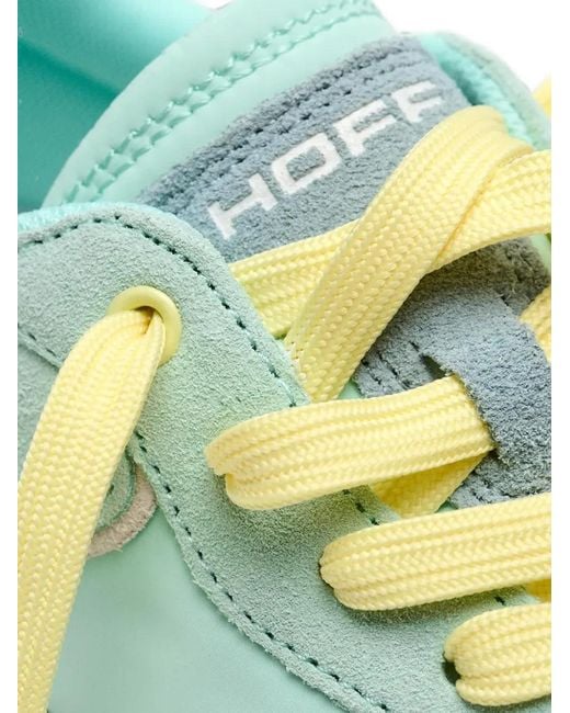 HOFF Blue City Dopamine Panelled Suede-Trim Sneakers