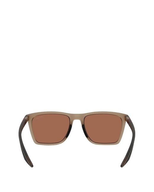 Prada Linea Rossa Brown Linea Rossa Rectangle-Frame Sunglasses for men