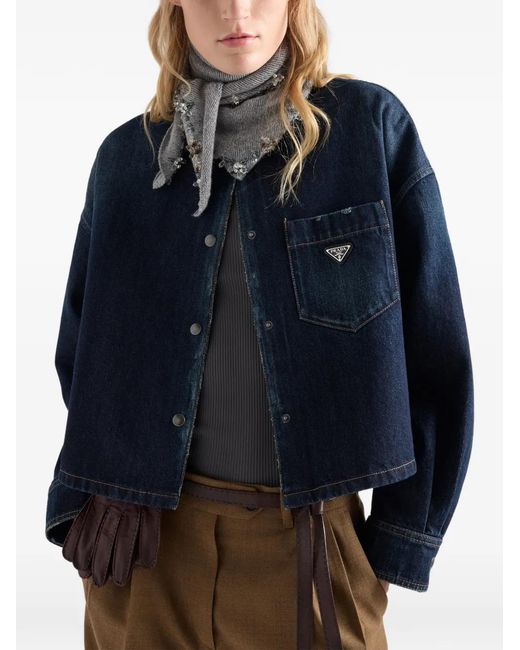 Prada Blue Denim Shirt