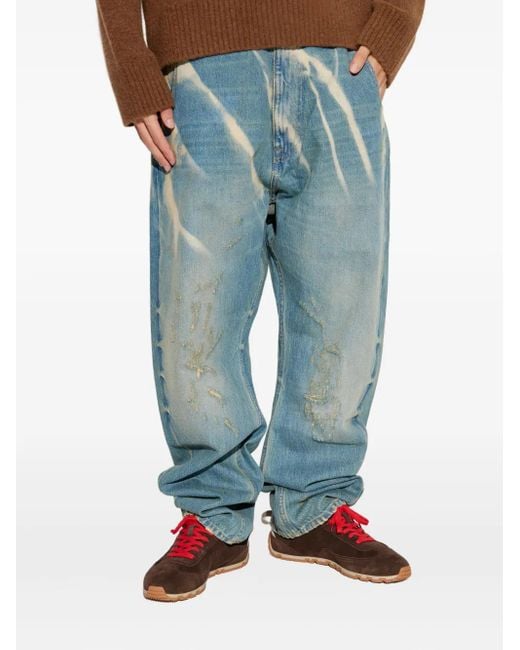 Vivienne Westwood Blue Buckle Back Jeans