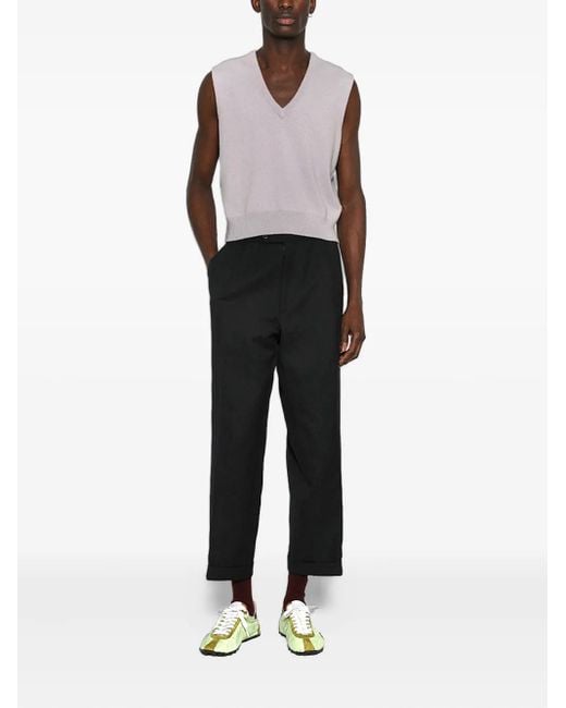 Maison Margiela Purple Virgin Wool Vest for men