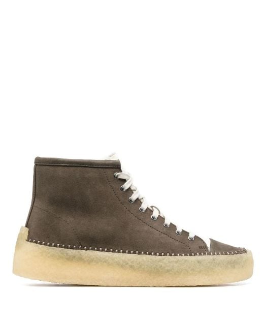 Sneakers Caravad Mid di Clarks in Brown da Uomo