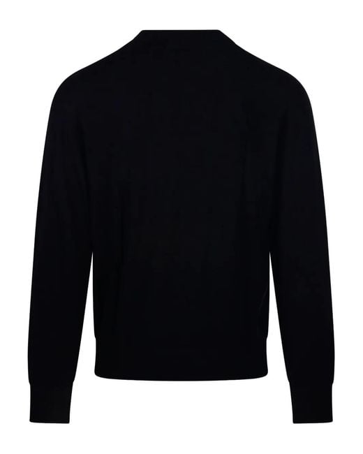 Diana Studio Blue Crew-Neck Long-Sleeve Sweater for men