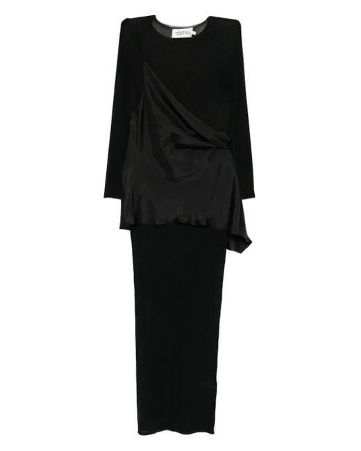 Tessitura Body Couture ロングスリーブ ドレス Black