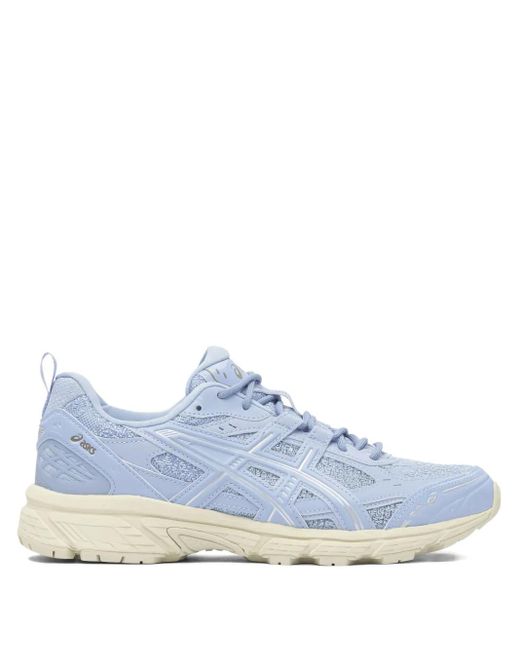 Asics Blue Textured Sneakers