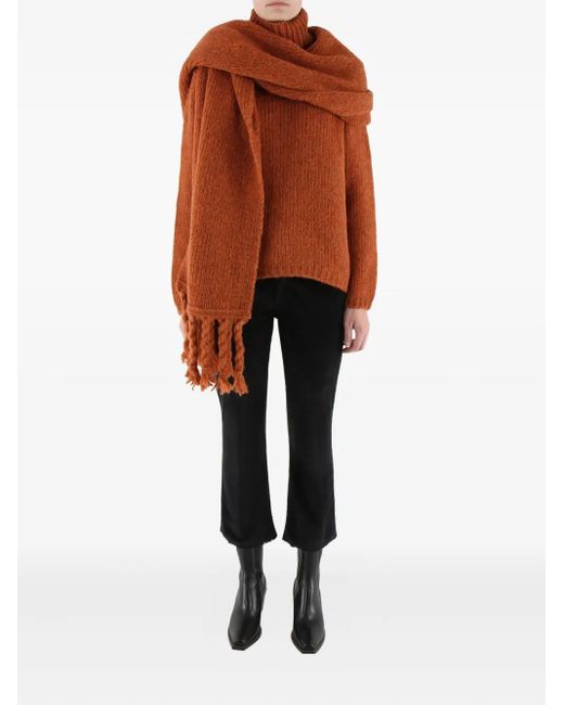 Dorothee Schumacher Orange Soft Happiness Scarf