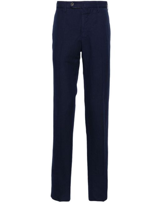 Pantalones ajustados de talle medio Incotex de hombre de color Blue