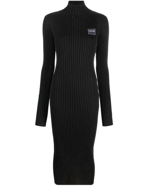 Versace Jeans Couture ヴェルサーチェ・ジーンズ・クチュール ロゴパッチ ドレス Black