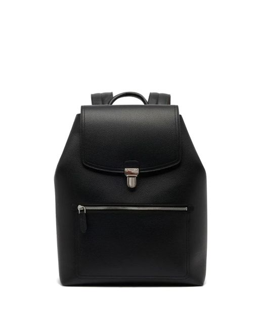 Bally Black Capitol Grained Backpack for men