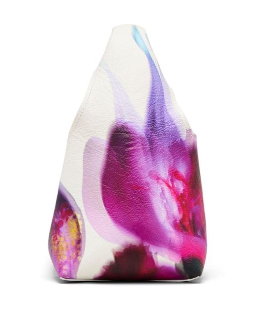 Marc Jacobs Purple The Future Floral Mini Sack
