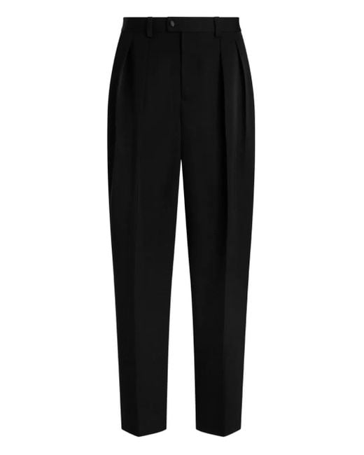 Dolce & Gabbana Black Tailored Trousers for men