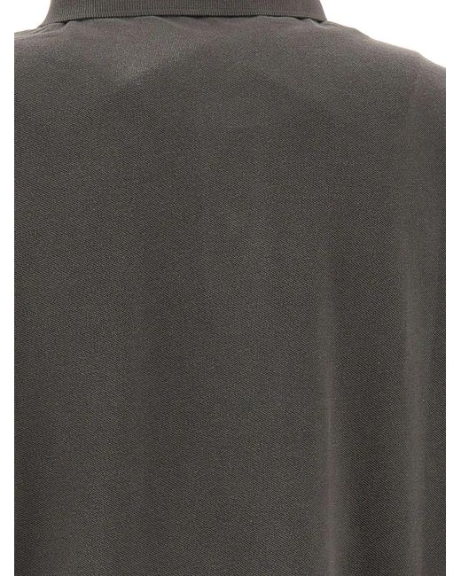Stone Island Gray Polo À Patch Logo for men