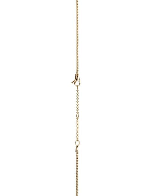 John Hardy White 14K Love Knot Y Diamond Necklace