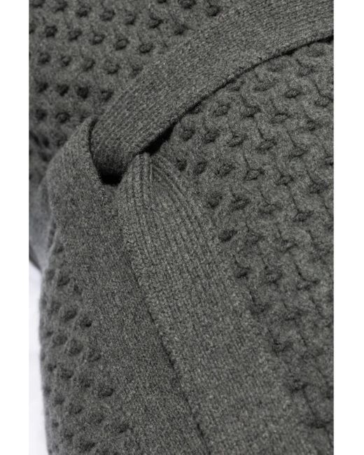 Fabiana Filippi Gray Tied Waist Knit Vest