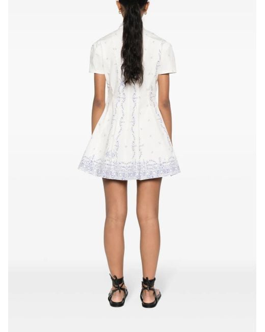 Philosophy Di Lorenzo Serafini White Mini-Kleid